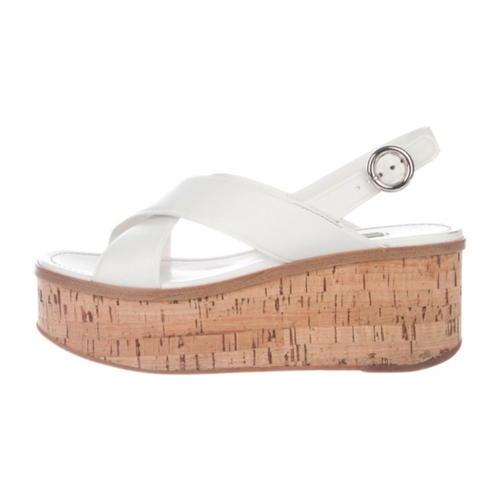 Authentic Prada Leather Sandals - image 1